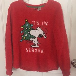 Peanuts Fuzzy Christmas Sweater